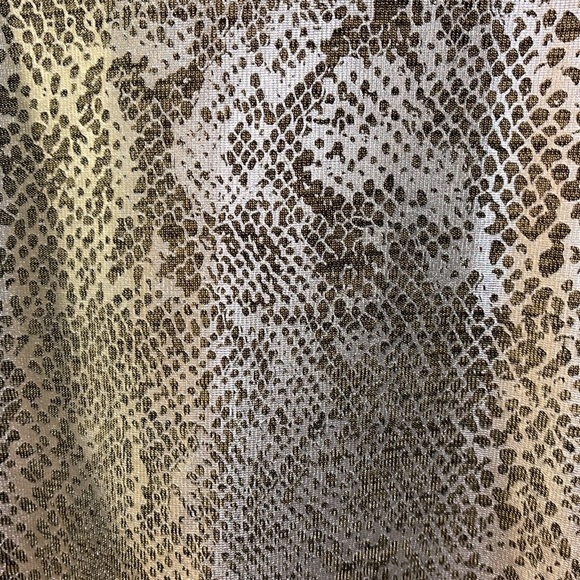 🌹A’LACARTE SILVER/TAN TUNIC BLOUSE - Picture 5 of 6